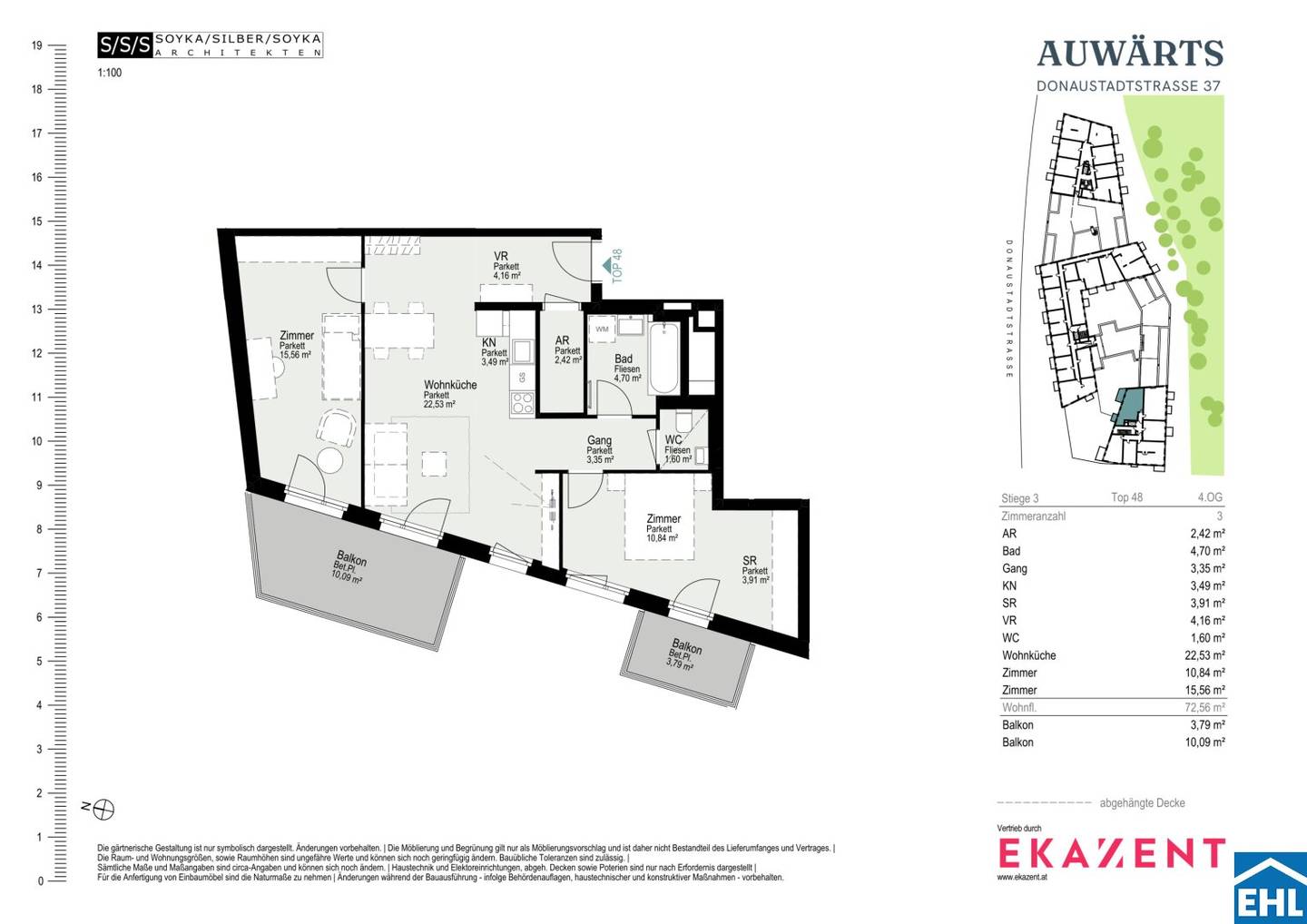 Erstbezug | 3 Zimmer | Wohnen zwischen Stadt und Wasser