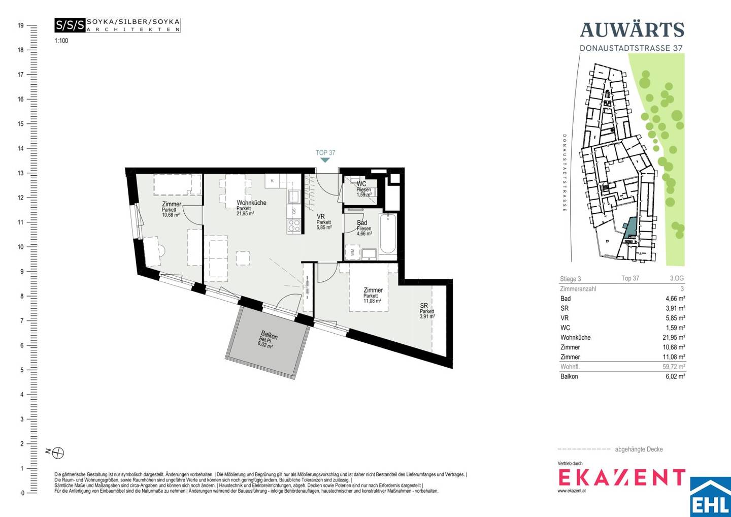 Erstbezug | 3 Zimmer | Lebensqualität an der Alten Donau