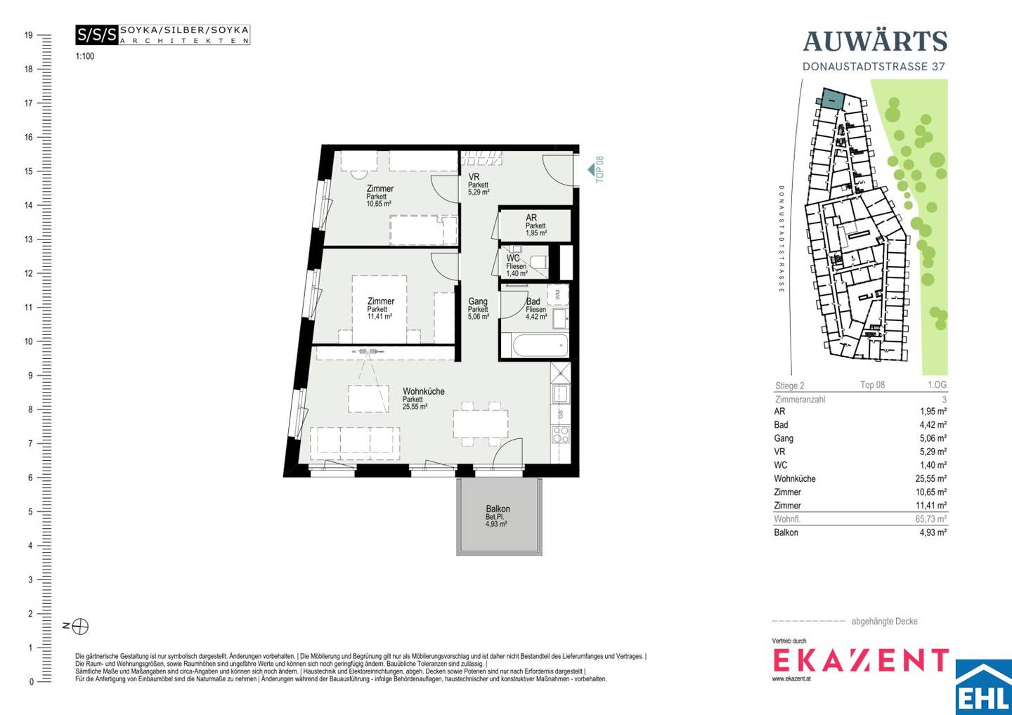 Bright 3-room apartment | First occupancy | Near water / Wassernähe