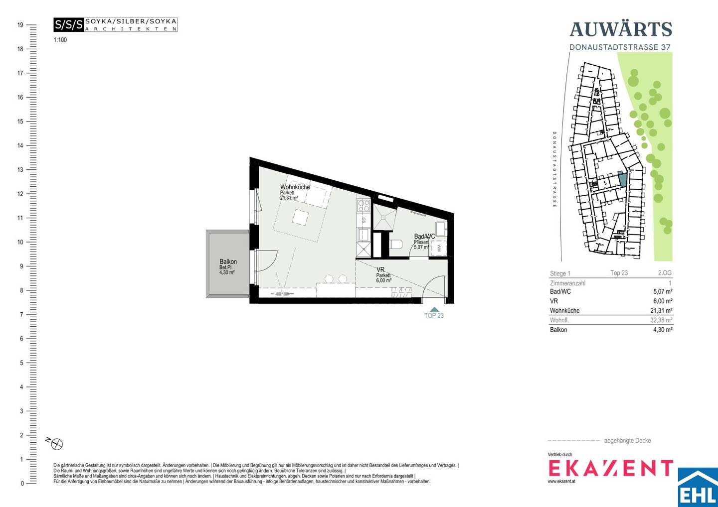 1-room new build | Balcony | Living by the water