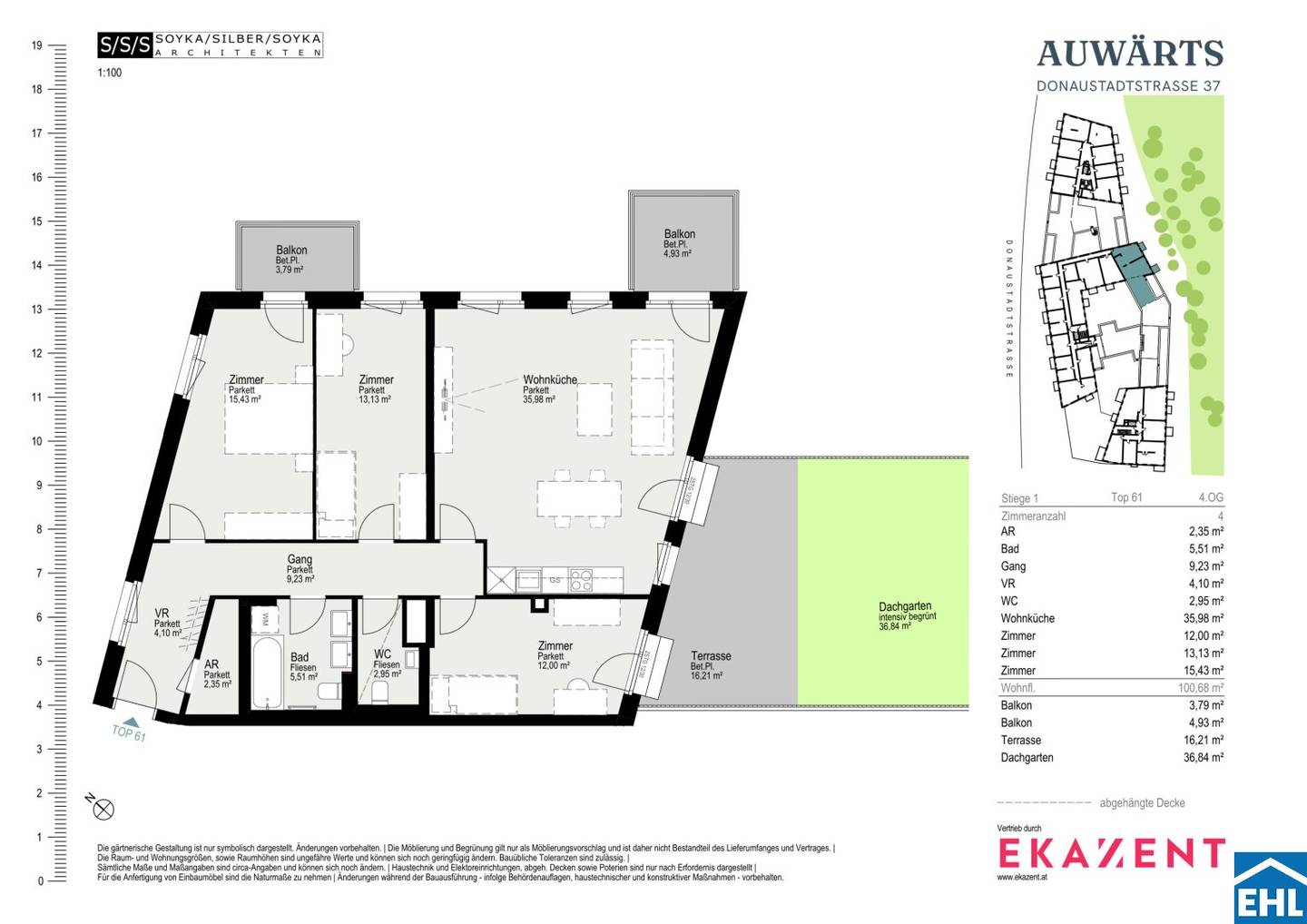 4 rooms | Balcony | Space for the whole family