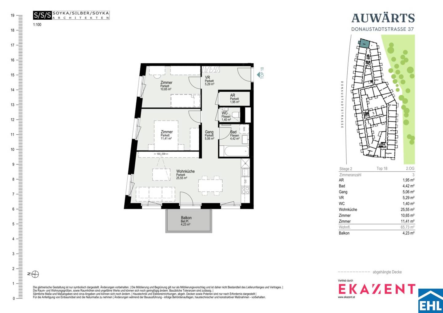 3-room apartment | First occupancy | Urban living near Alte Donau