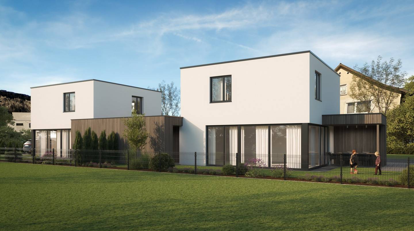 Projekt Kompakt Daheim² - modernes Doppelhaus mit Garten in top Lage von Götzis - DH1
