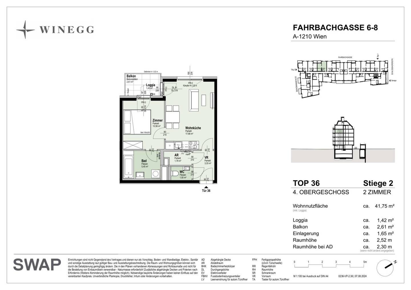 Wohntraum in Floridsdorf >> gut geschnittenes 2 ZI Apartment für Anleger >> LAGE LAGE LAGE