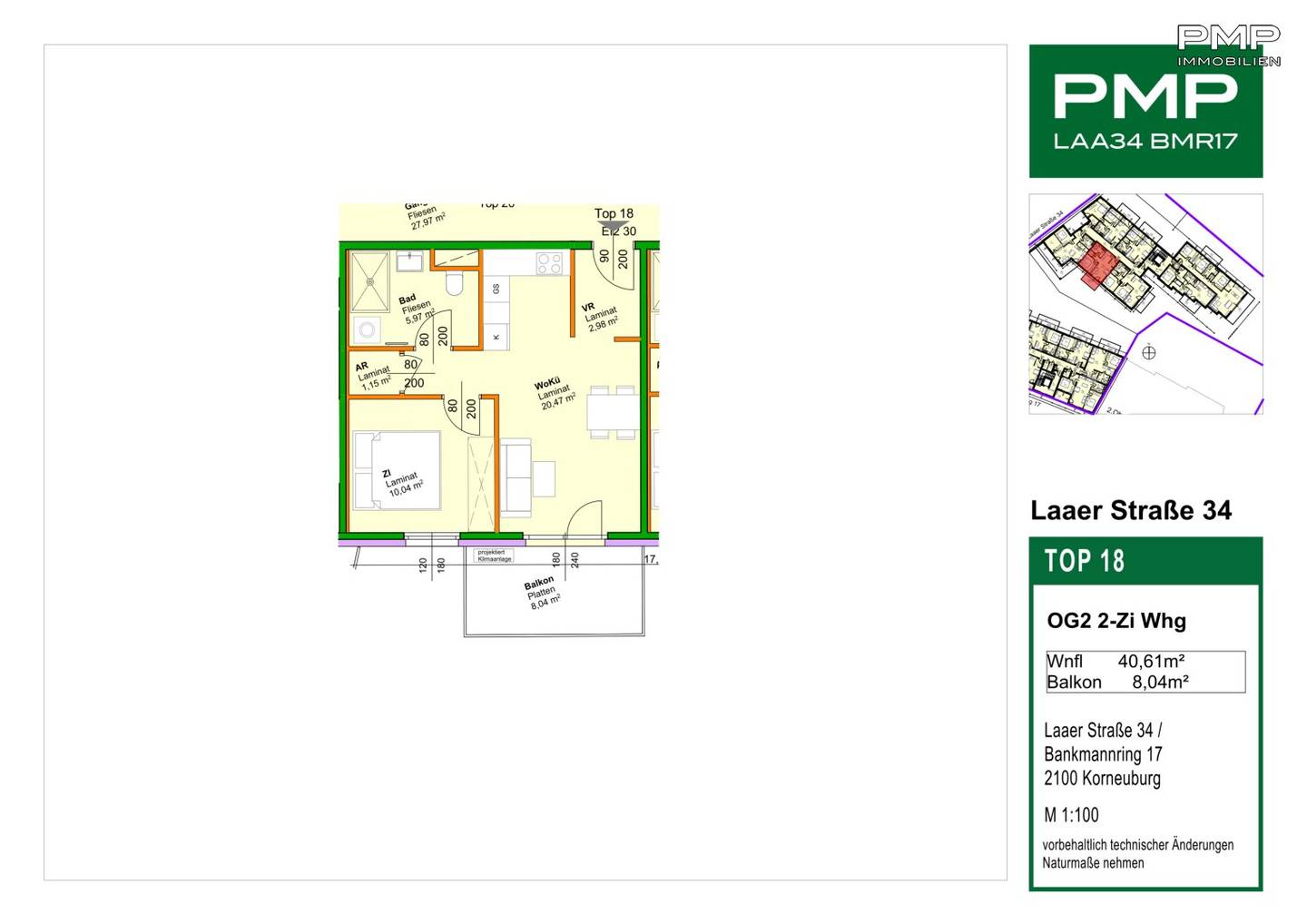 LAA34 TOP18 - 2-room apartment with balcony