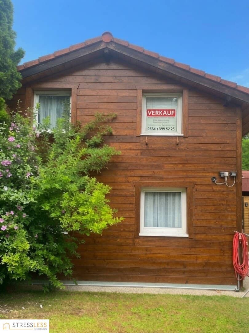 25 Minuten vor Wien!  Sofort beziehbares, voll eingerichtetes Kleingarten-Juwel in einer Kinder freundlichen Kleingartenanlage