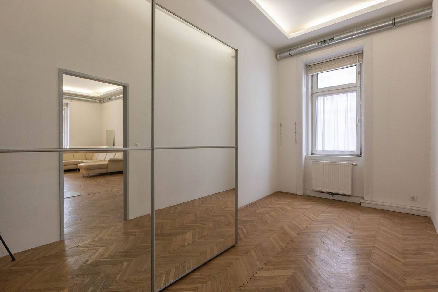 Period apartment by Drasche Park with fireplace
