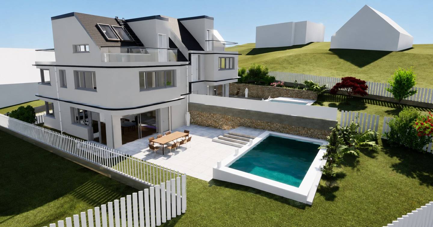 Between the Vienna Woods and the Skyline, Dream Plot with Building Permit