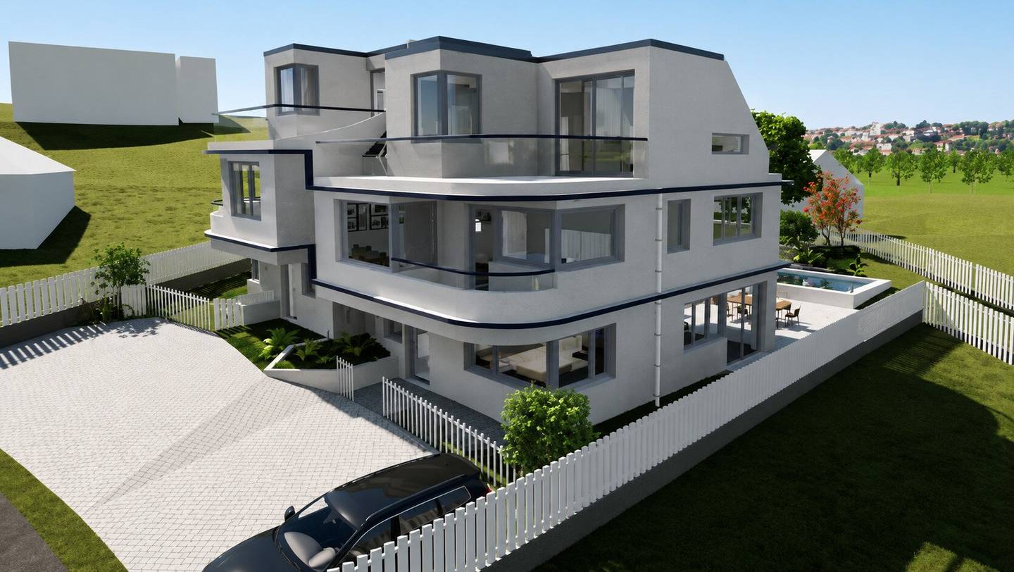 Between the Vienna Woods and the Skyline, Dream Plot with Building Permit