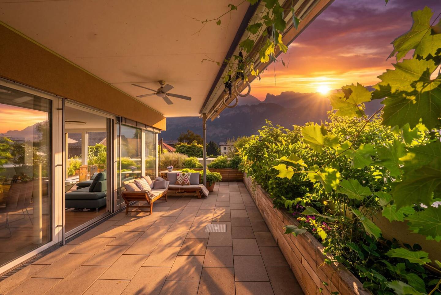 Exklusives Penthouse mit 104m² Wohnfläche und über 90m² Terassenfläche in Hohenems!