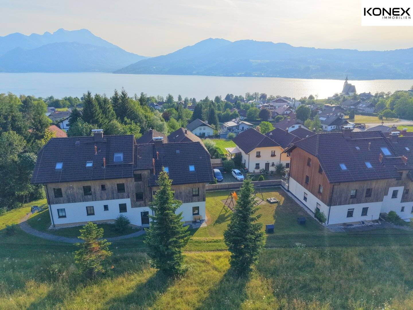 Sunny 3-room ground floor apartment with lake view – Steinbach am Attersee