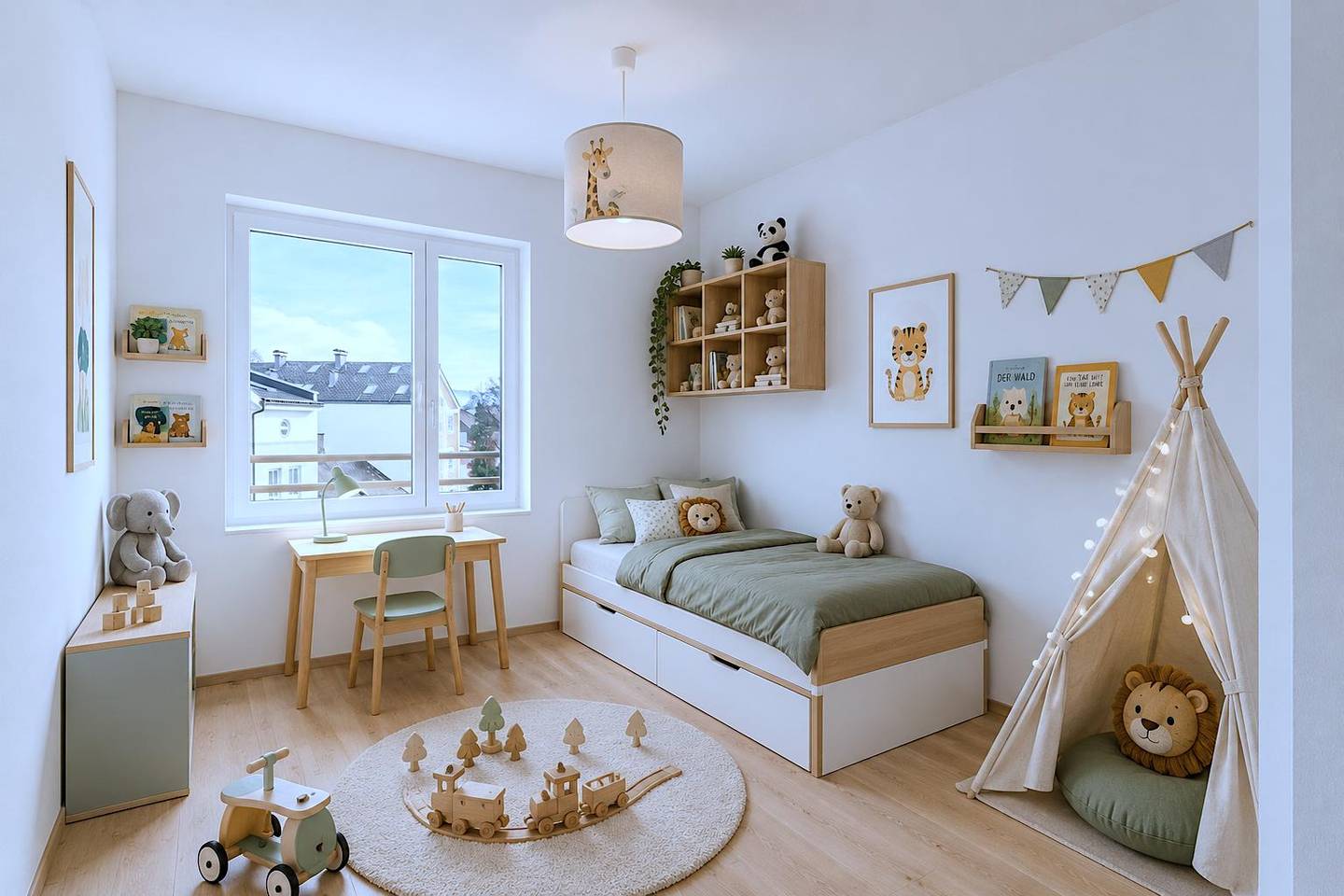 Dachgeschosswohnung with private roof garden and loggia