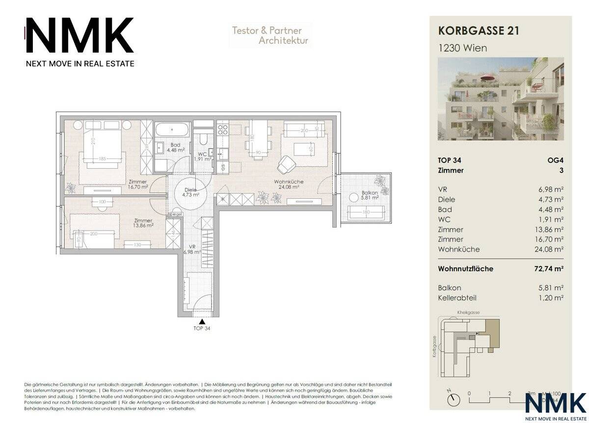 KH:EK:51 – Sustainable first occupancy with outdoor spaces in the green heart of Liesing