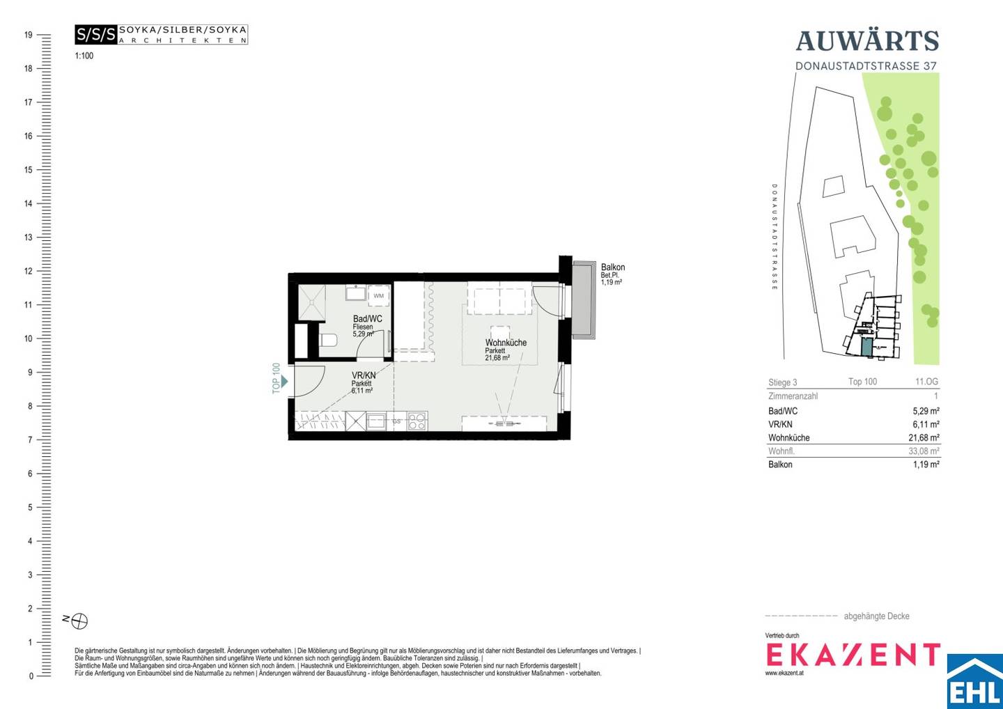 First occupancy | 1 room | Living between city and water