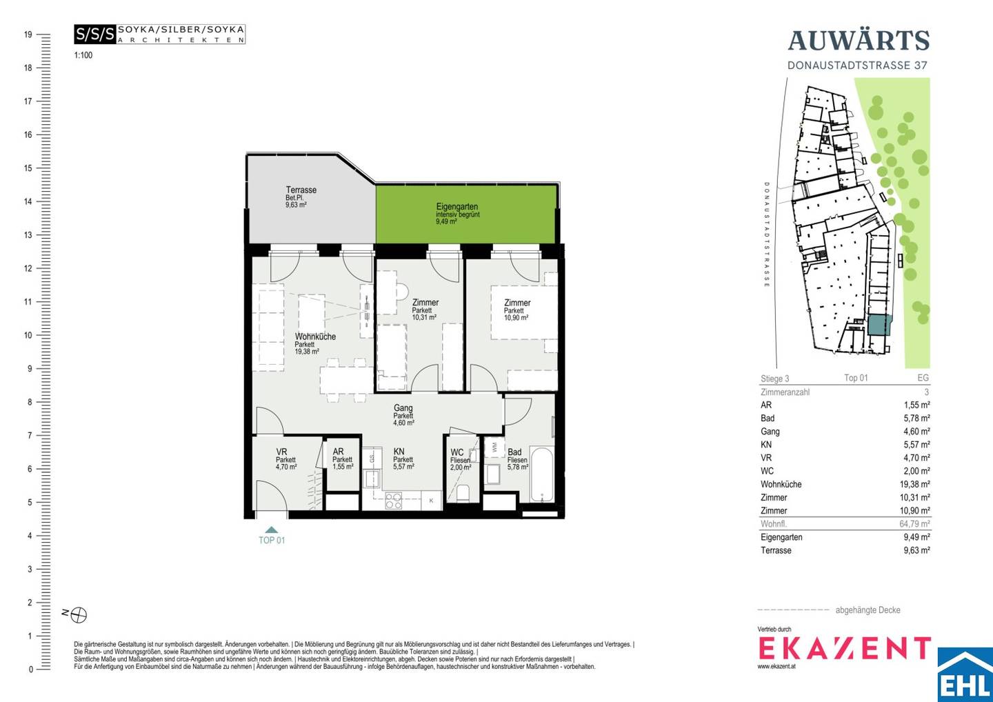 3 Zimmer | Erstbezug mit Freifläche