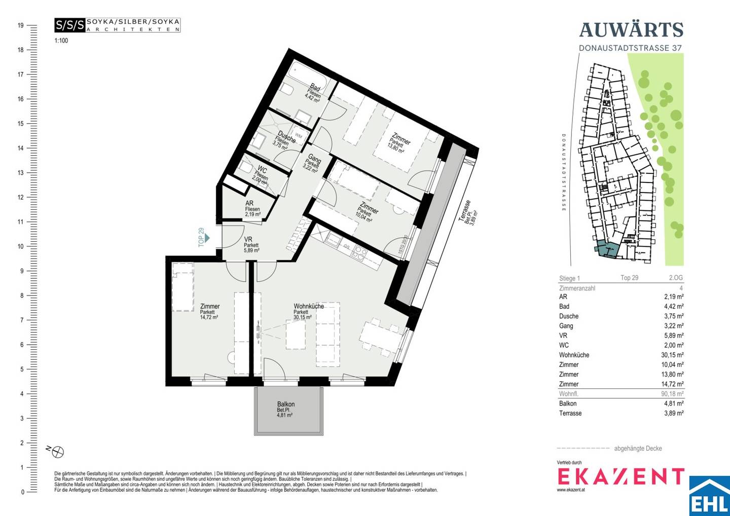 4-Zimmer-Familienwohnung | Erstbezug | Freifläche