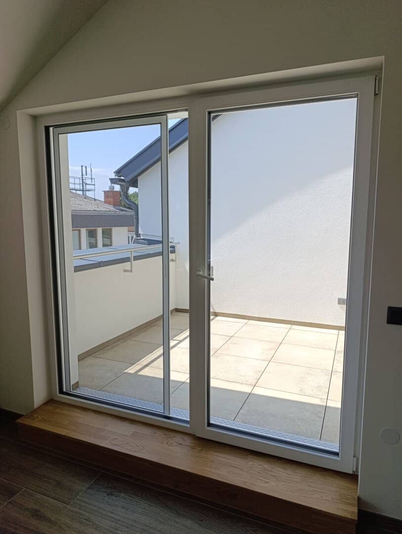 Newly built attic apartment