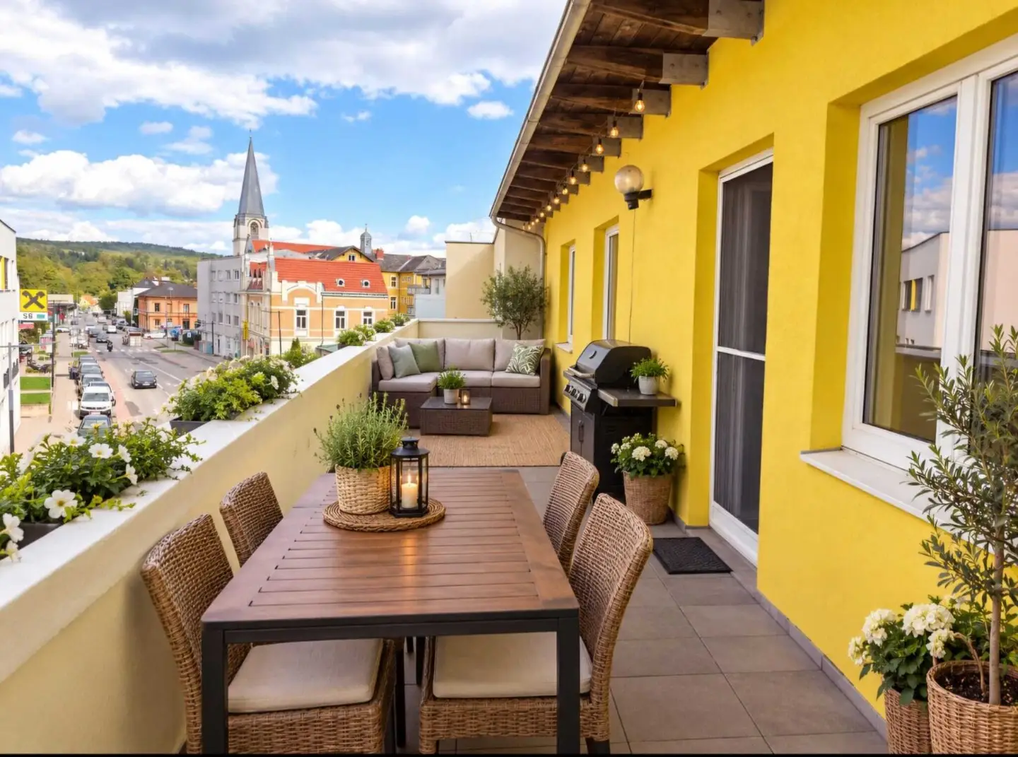 *** NEUWERTIG *** 20m² TERRASSE *** TOLLER AUSBLICK *** GARAGENPLATZ ***