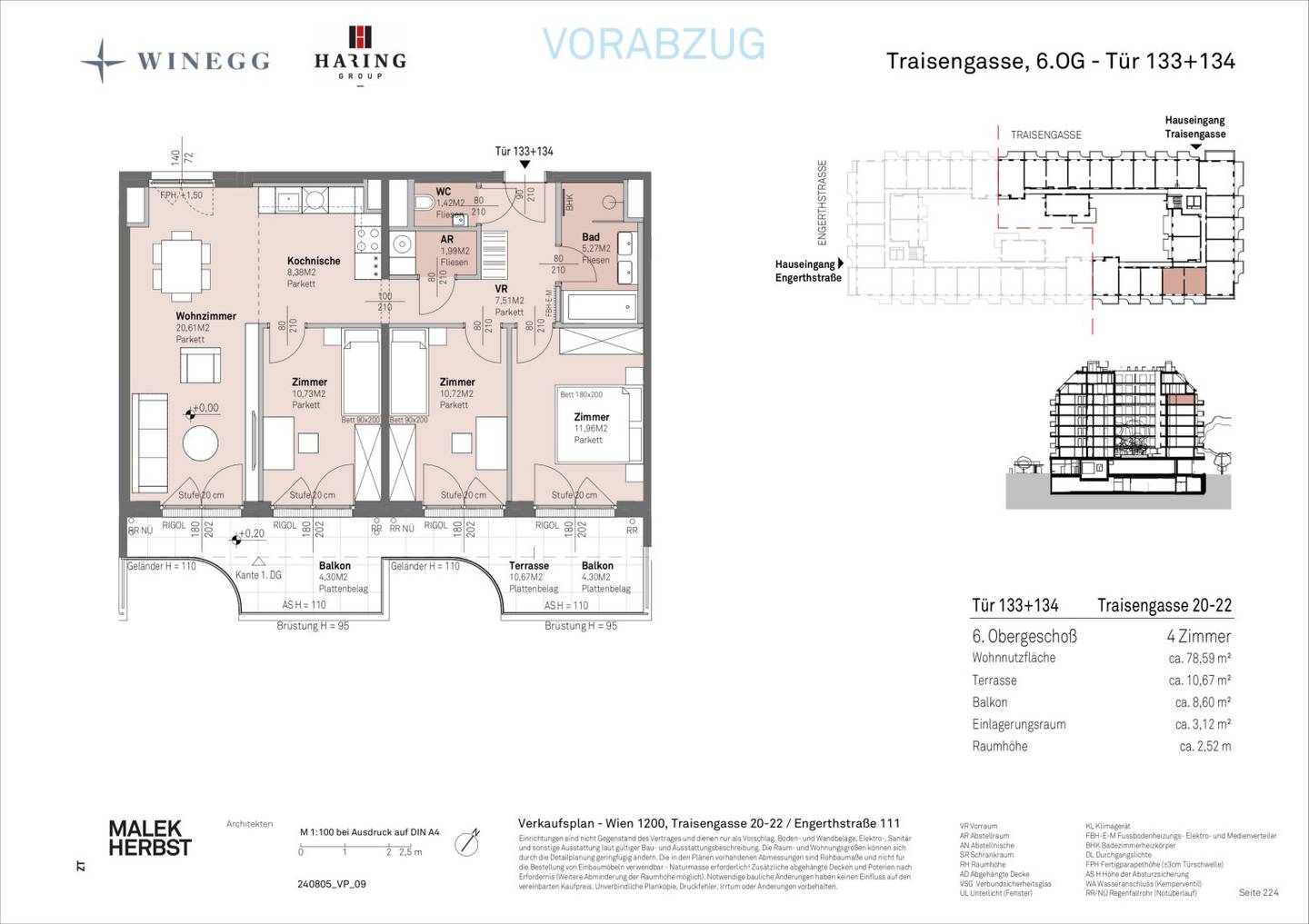 Traisengasse 20-22 - Moderner Lebensraum mit Donaublick