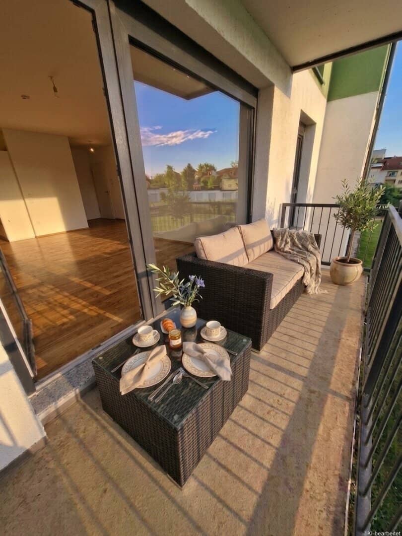 New build: Dream approx. 54 m² apartment with balcony