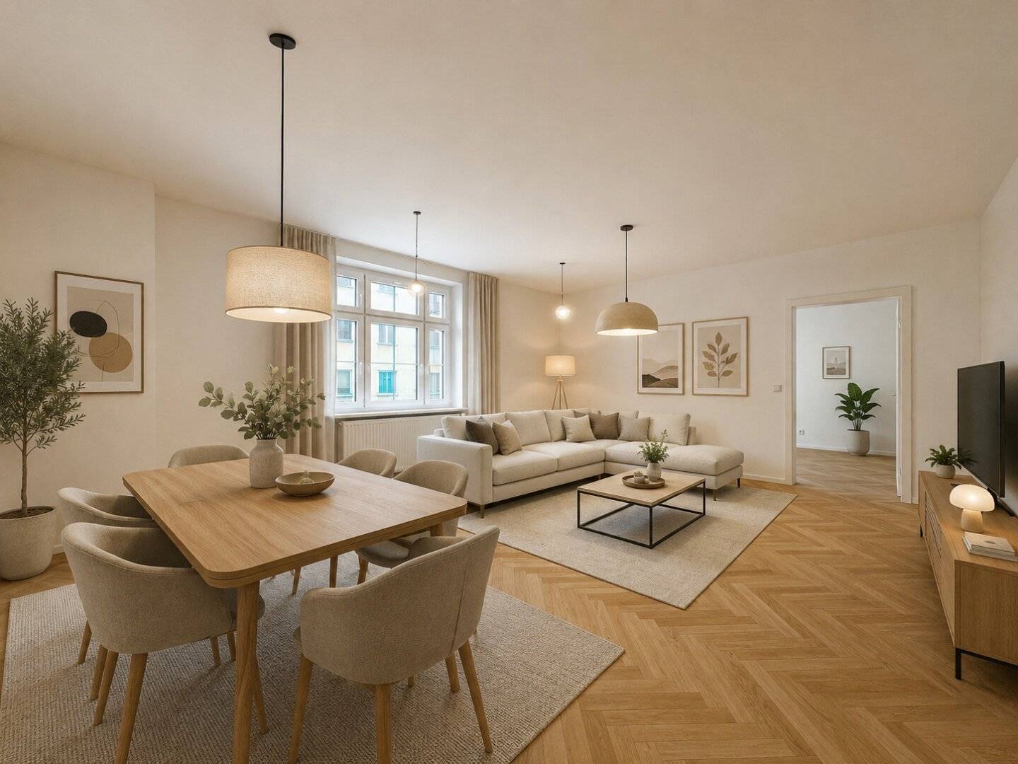 Core-renovated historic building dream in Stockhofviertel – 4 rooms with loggia