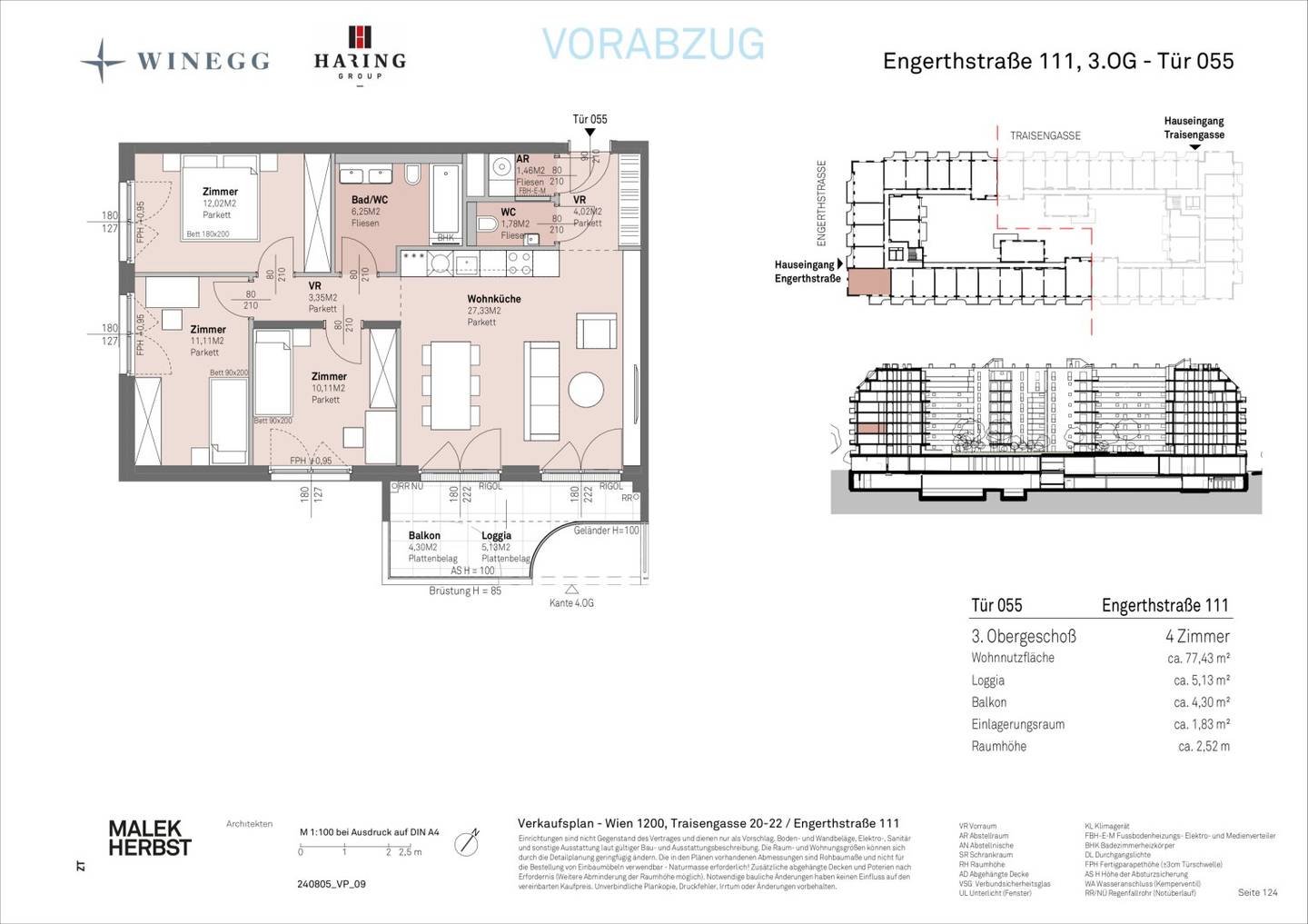 Apartment with Danube river view commission free