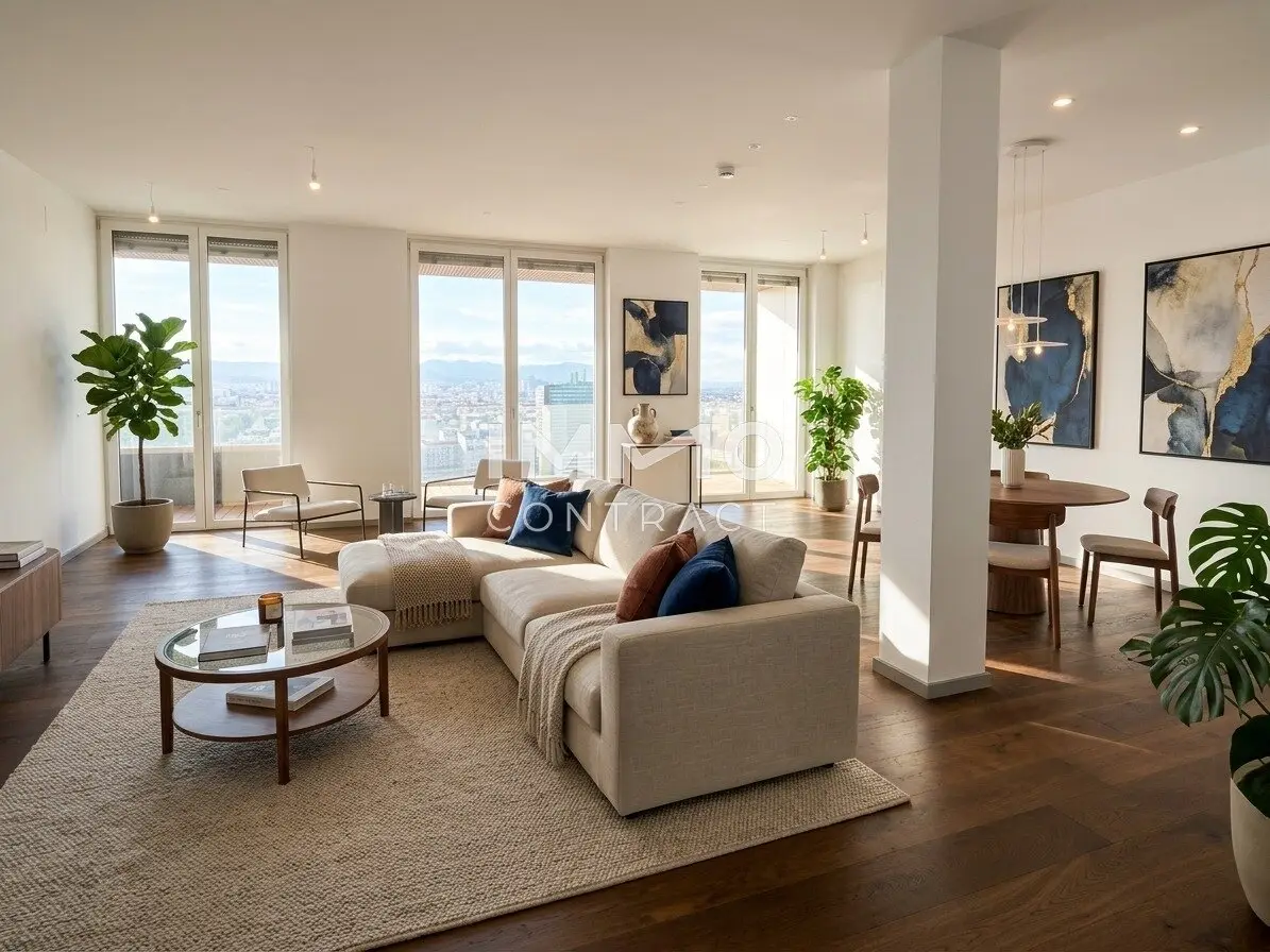 Urbaner Luxus über Wien – exklusive Wohnung mit Rooftop-Pool und unverbaubarem Weitblick - 3 Zimmer! Erstbezug!