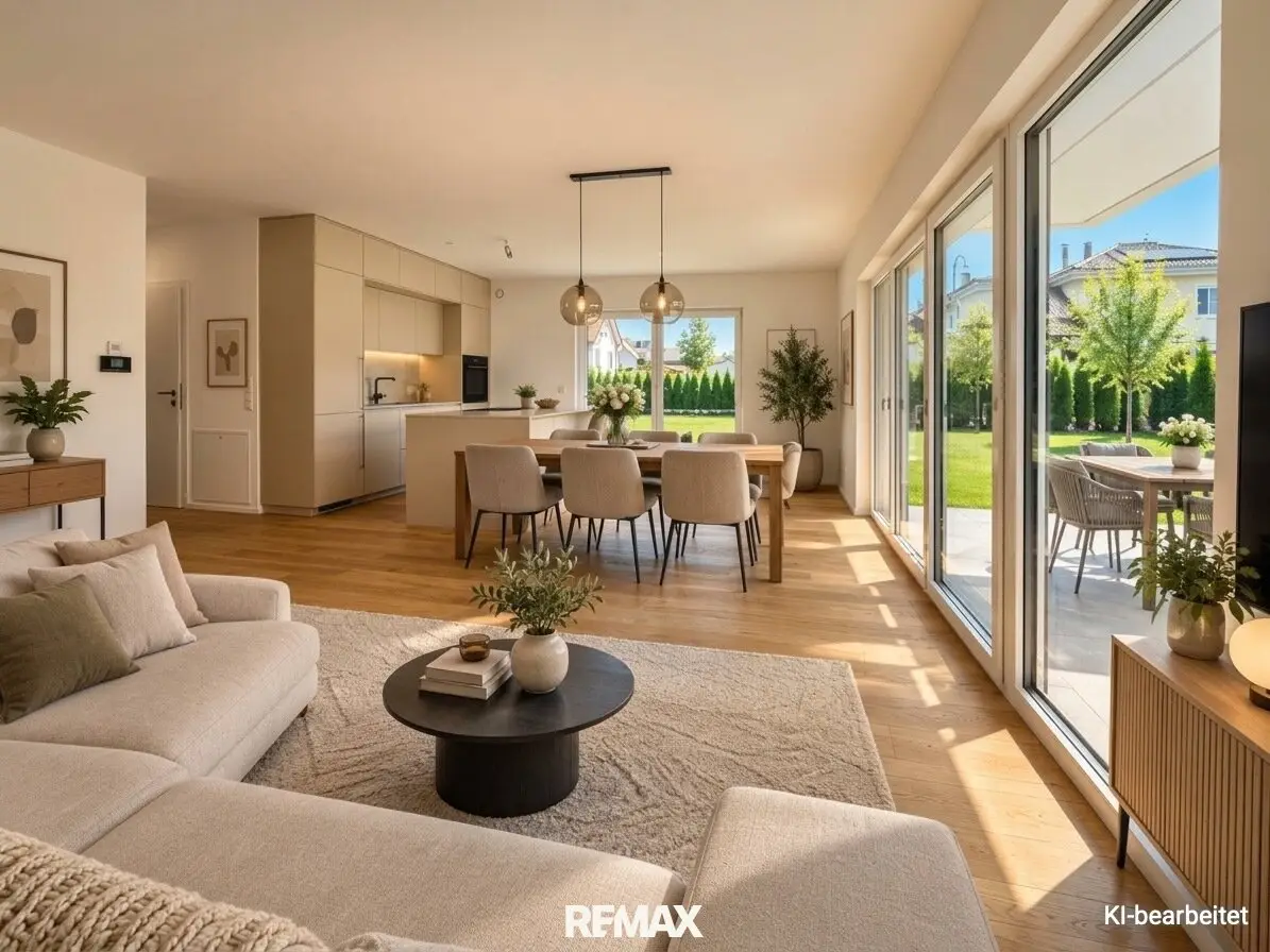 Neufelder See on the doorstep – Move-in ready first occupancy with private garden, photovoltaic and ground-source heat pump COMMISSION-FREE