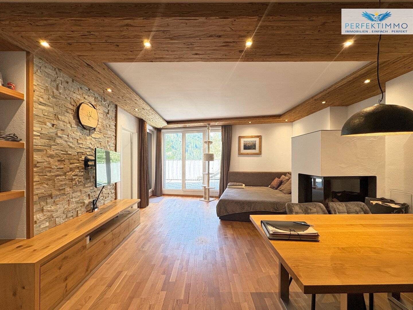 Geschmackvolle 3-Zimmer-Wohnung mit Bergblick