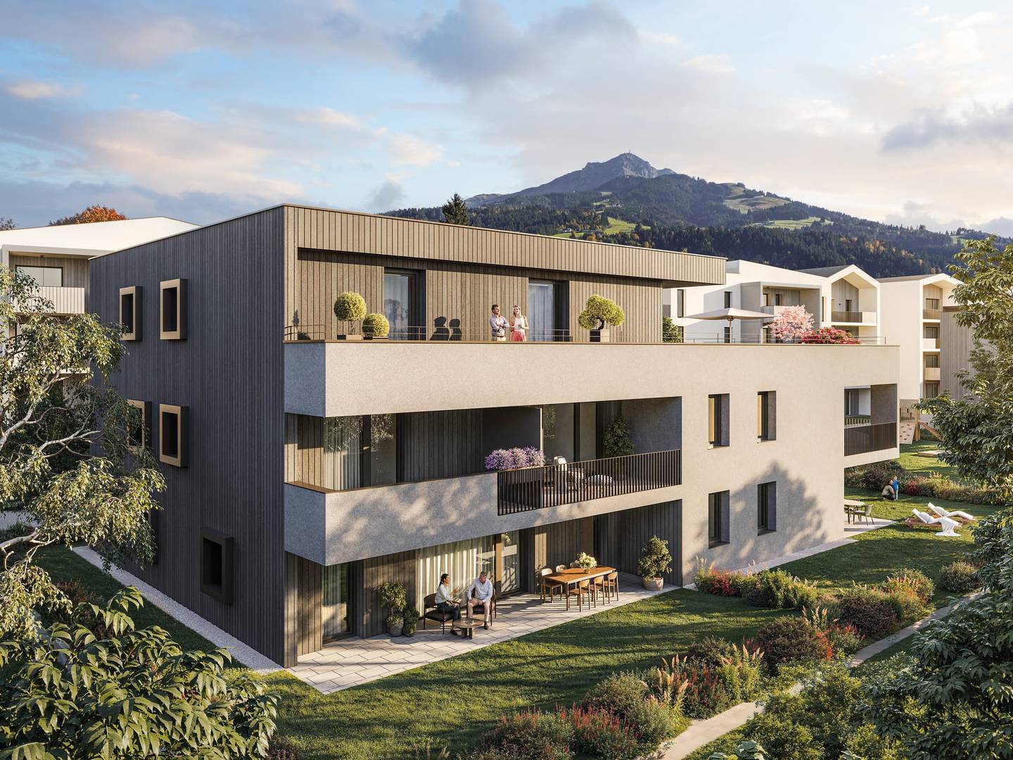 Neubau Erdgeschosswohnung mit Tiefgarage