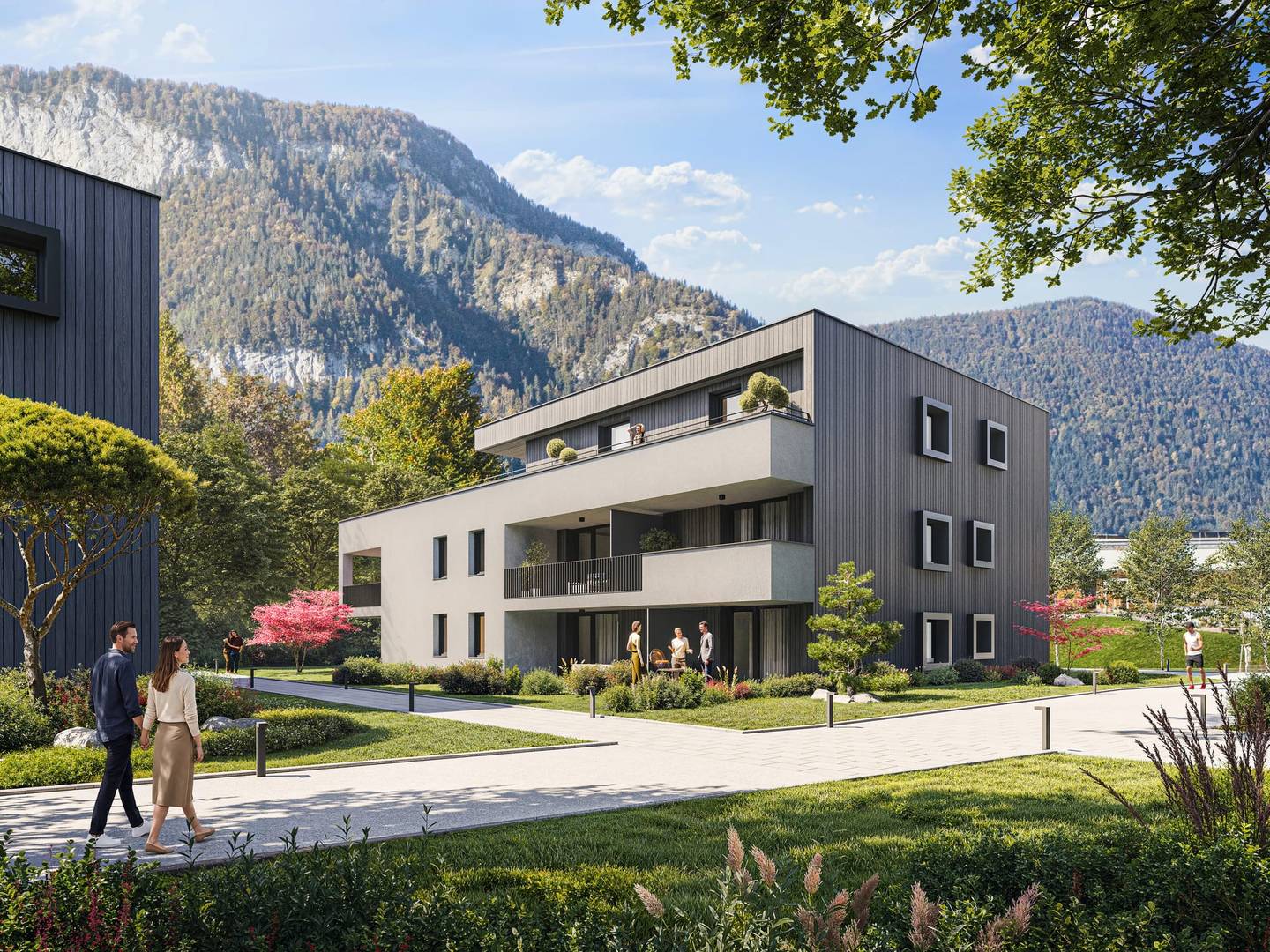 Erdgeschosswohnung im Neubau gegenüber Panorama Badewelt