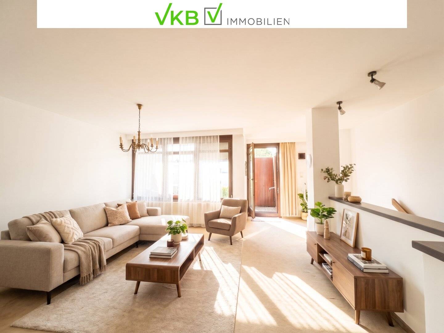 Spacious maisonette apartment with separate apartment, two terraces and underground parking space in cul-de-sac location