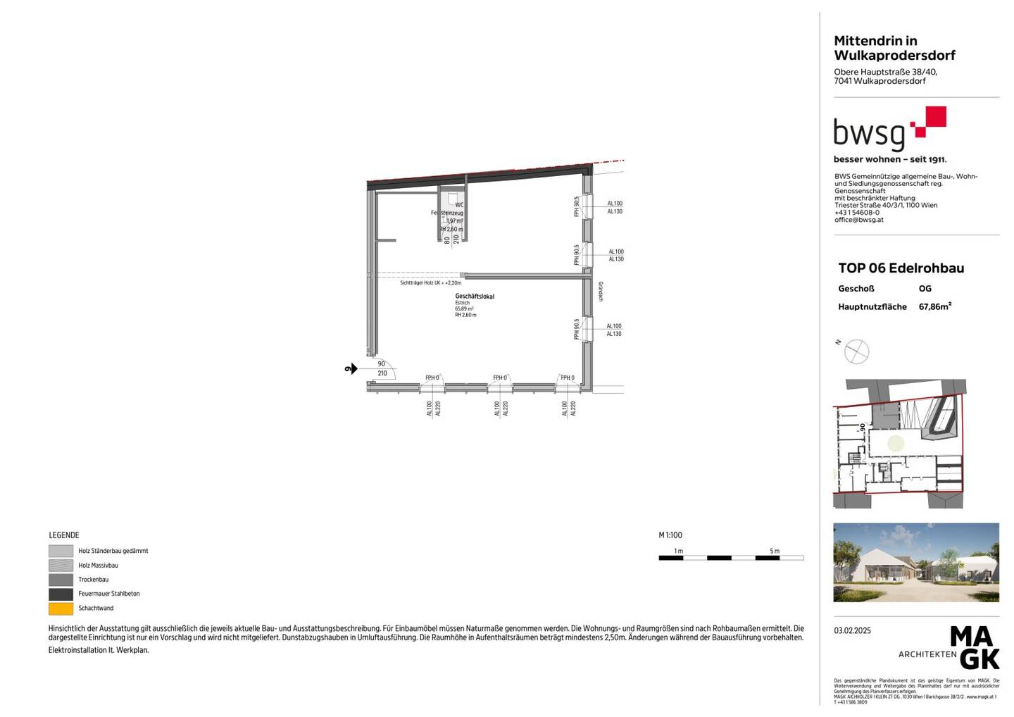 Mittendrin: A modern commercial center is emerging in Wulkaprodersdorf
