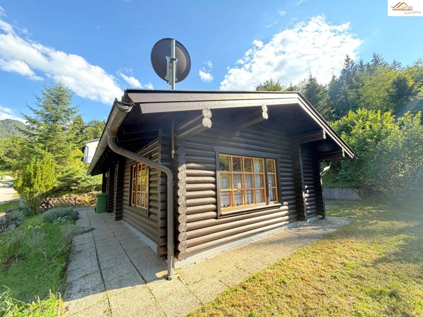 Blockhaus in naturnaher, ruhiger Lage am Semmering – Wohnen mit Wohlfühlcharakter