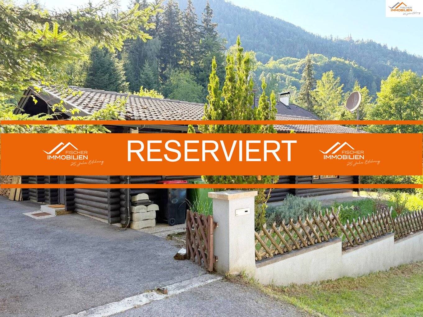 Blockhaus in naturnaher, ruhiger Lage am Semmering – Wohnen mit Wohlfühlcharakter