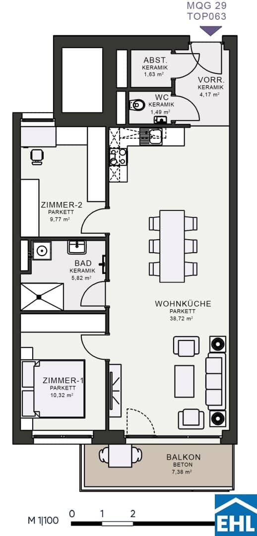 Urban living in the Messequadrant – modern design meets top location in Graz
