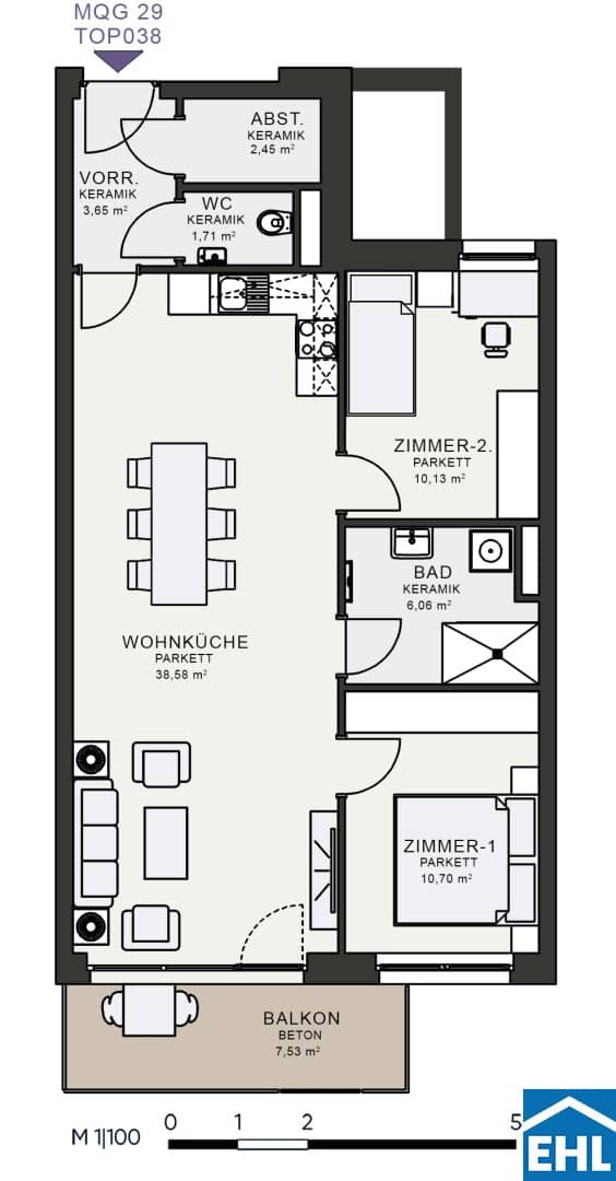 Architectural highlight in the Messequartier – your new home in Graz
