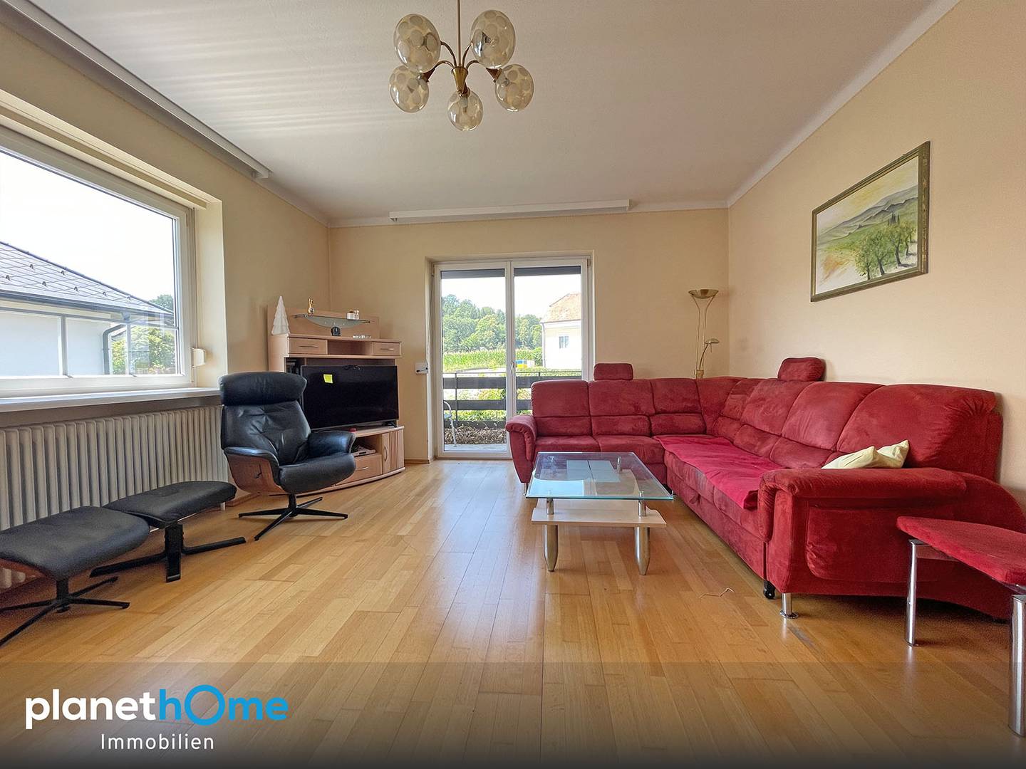 Ruhig gelegene Familienwohnung mit Garten und Garage