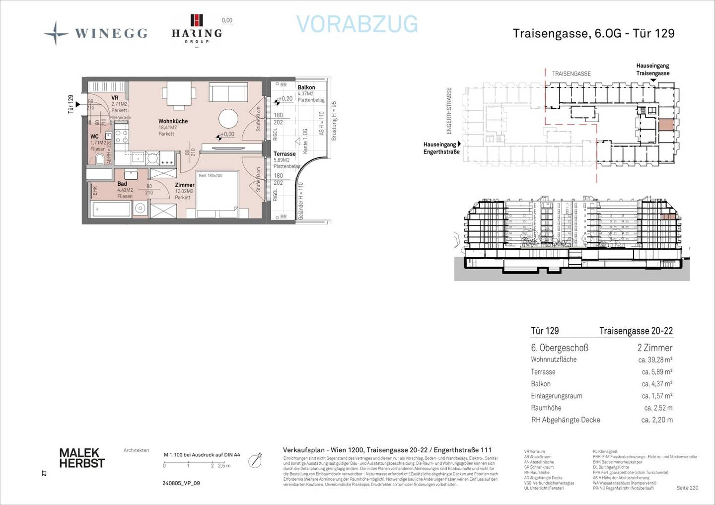 Wohnung mit Donaublick und Erstbezug im Neubau
