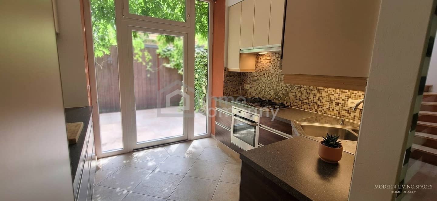 Like-new 5-room house with garden, terrace and modern fittings to rent near the 4th district