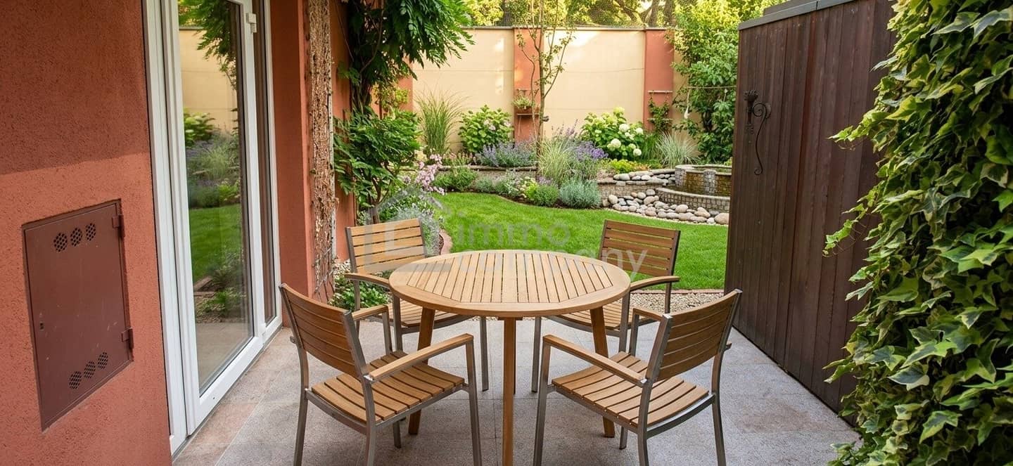 Like-new 5-room house with garden, terrace and modern fittings to rent near the 4th district