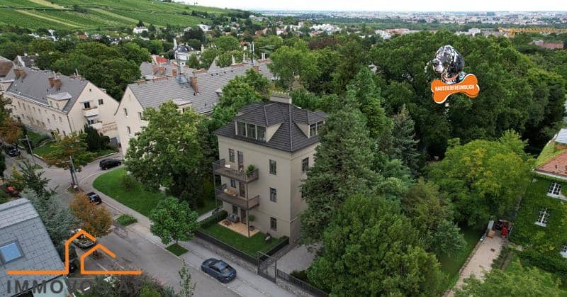 Lichtdurchflutete Wohnung mit Terrasse und Privatgarten Grinzing