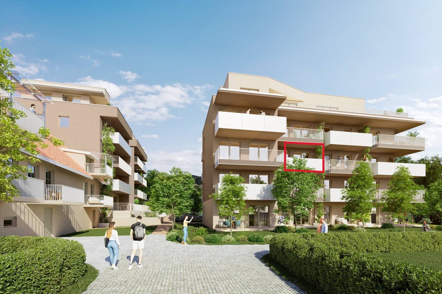 Compact investment apartment under €210.000 net – 2 rooms, balcony, ready to move in December 2026