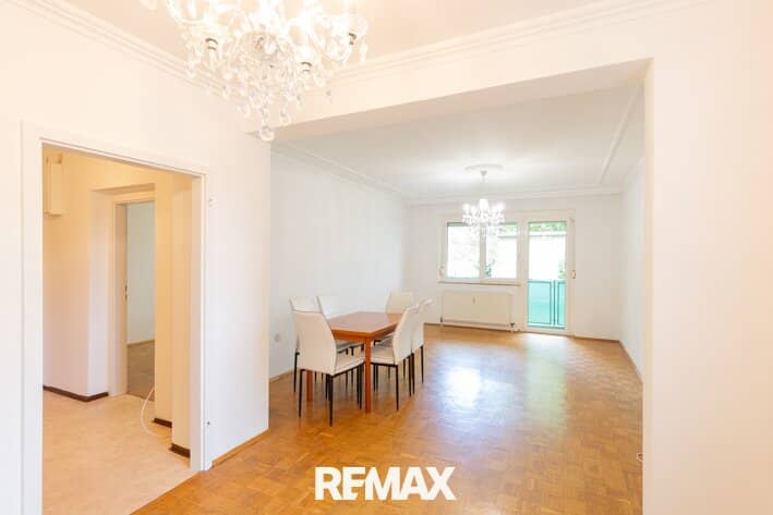 2-Zimmer-Wohnung – Loggia mit Blick ins Grüne