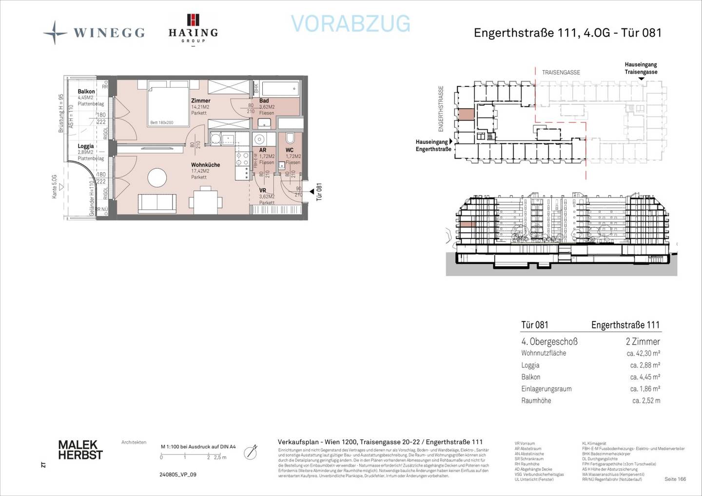 Apartment with Danube view first occupancy in new build