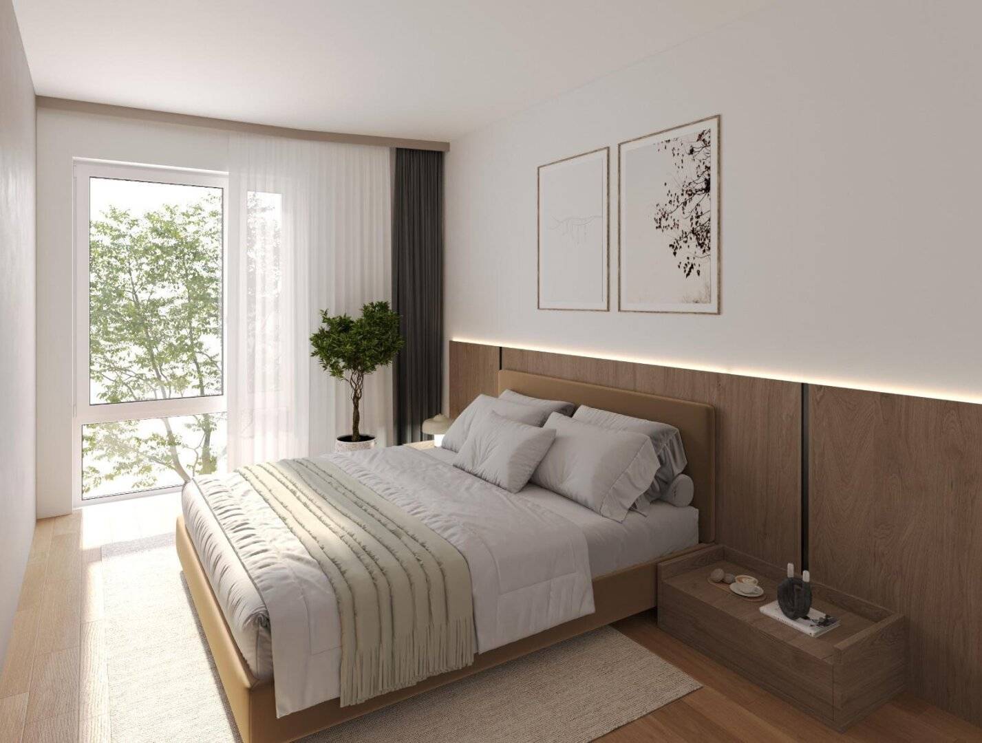 Lichtdurchflutete 3-Zimmer-Wohnung mit großzügiger Loggia – Erstbezug | Provisionsfrei