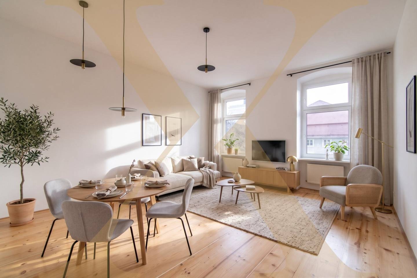 Charmante 2-Zimmer-Altbauwohnung mit Balkon nahe der Linzer Promenade zu vermieten!