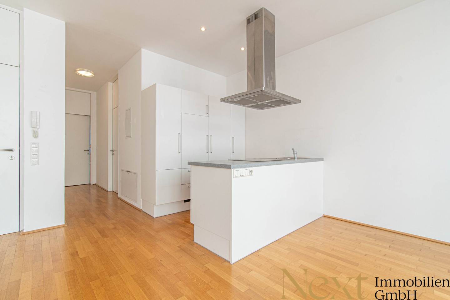 Light-filled 2-room loft apartment with high-quality fitted kitchen in Linz city centre for rent