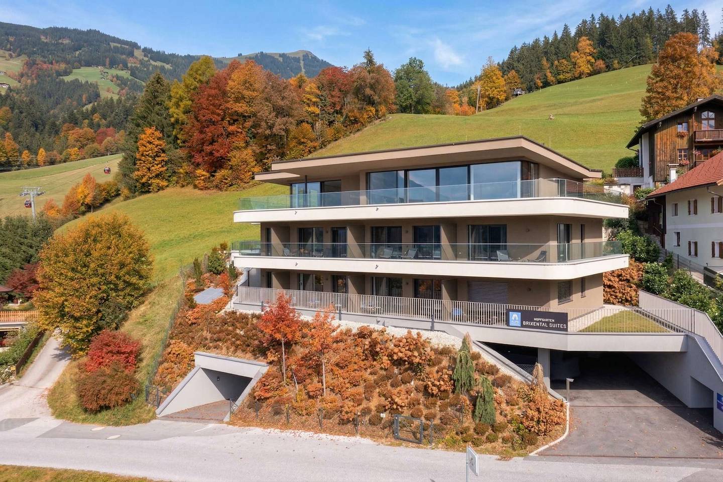 Wohnung direkt an der Skipiste mit Balkon