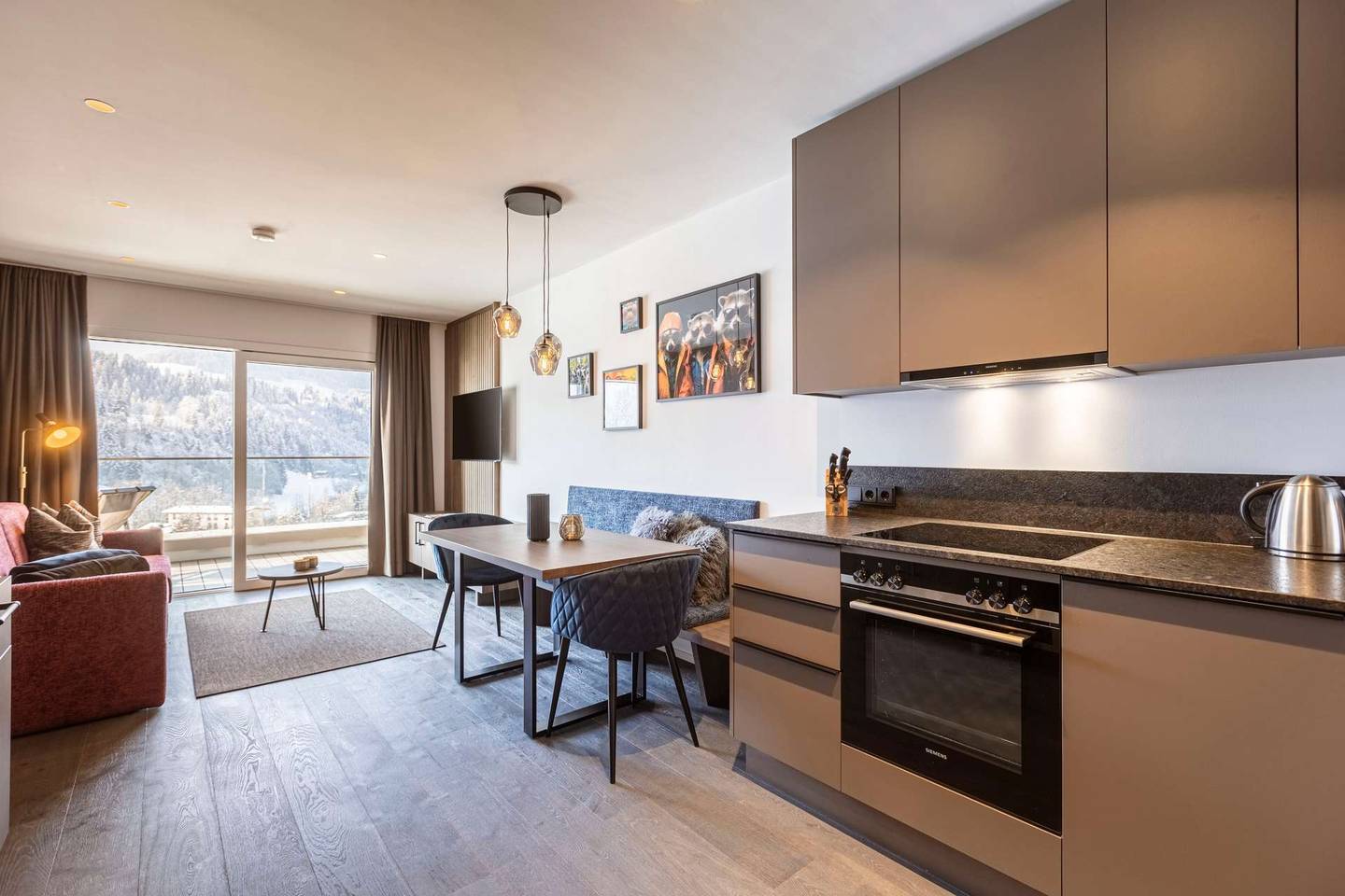 Wohnung direkt an der Skipiste in sonniger Hanglage